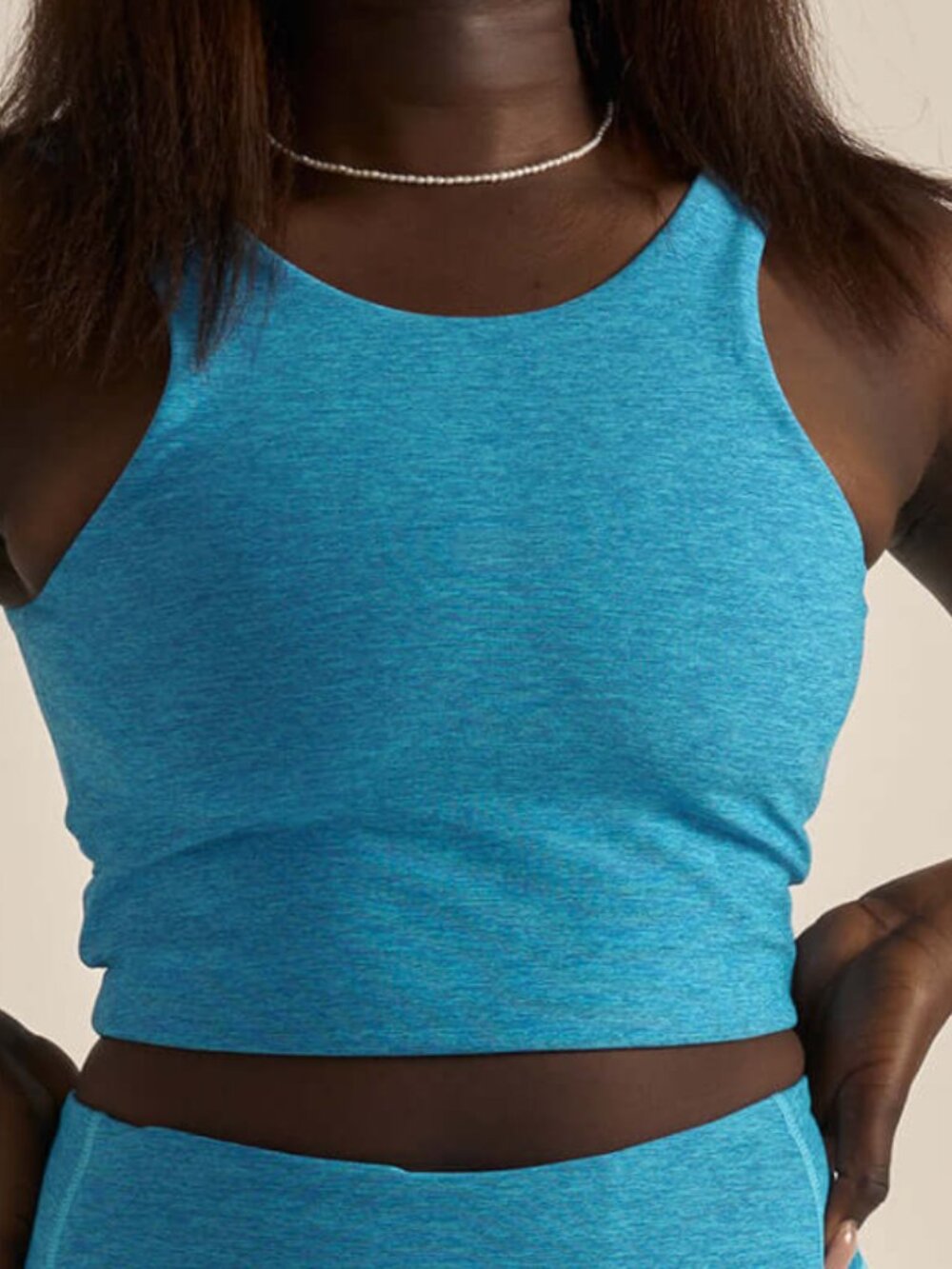 Outdoor Voices Venus Crop Top - Blizzard S